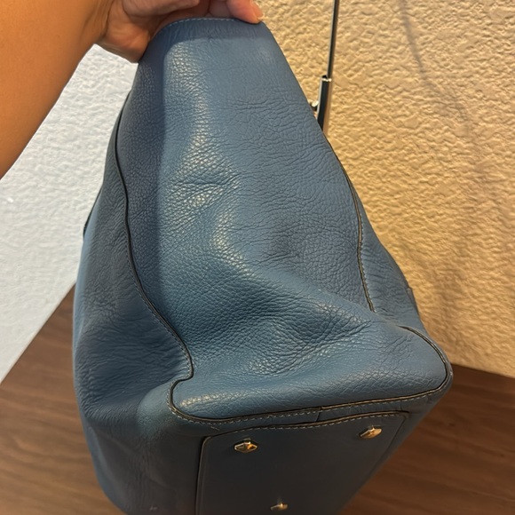 McM Open Tote Bag in Blue - Picture 5 of 12